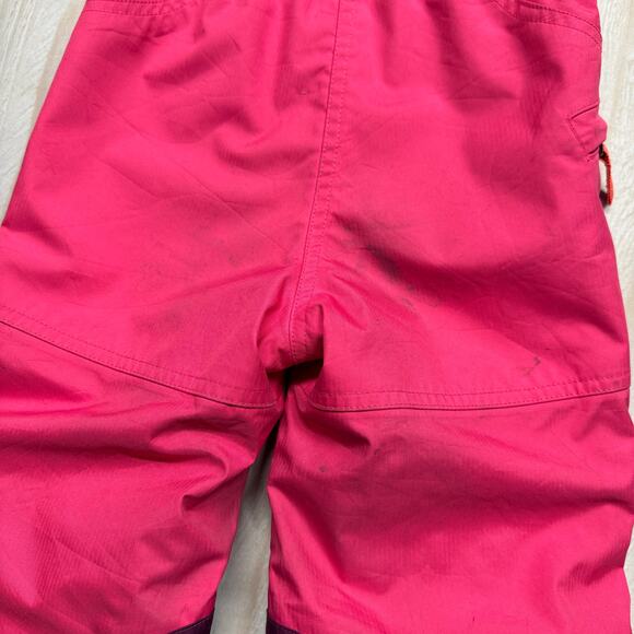 Patagonia Baby Snow Pile Overall Bibs Kids Size 2T H2NO Ski Pants Pink - Picture 8 of 10